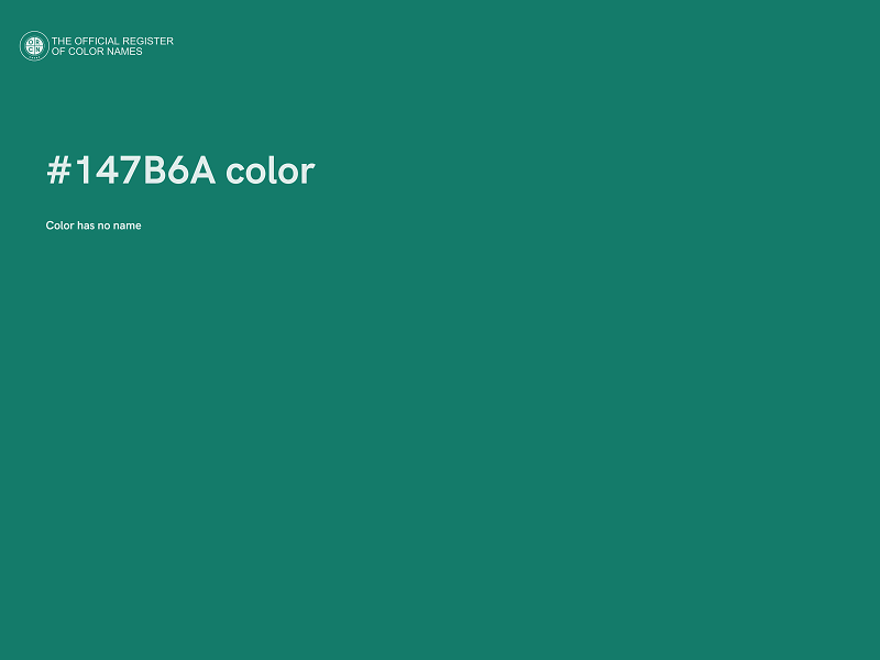 #147B6A color image