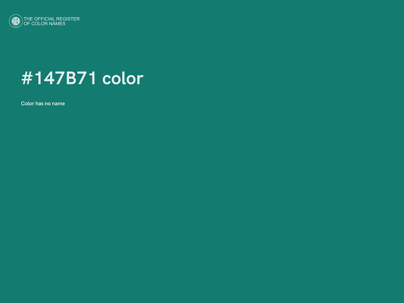 #147B71 color image