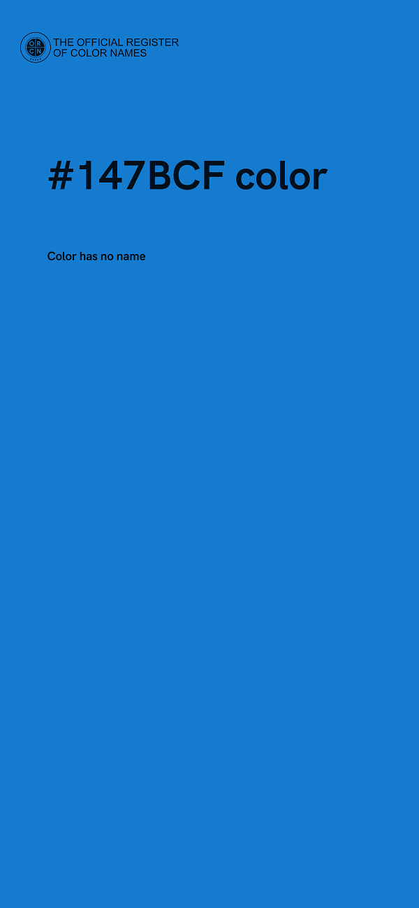 #147BCF color image