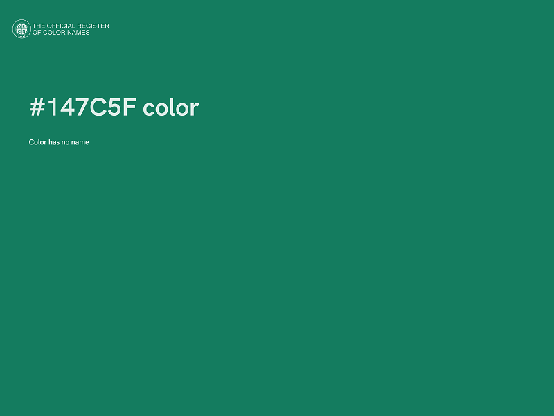 #147C5F color image