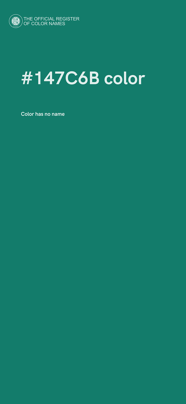 #147C6B color image
