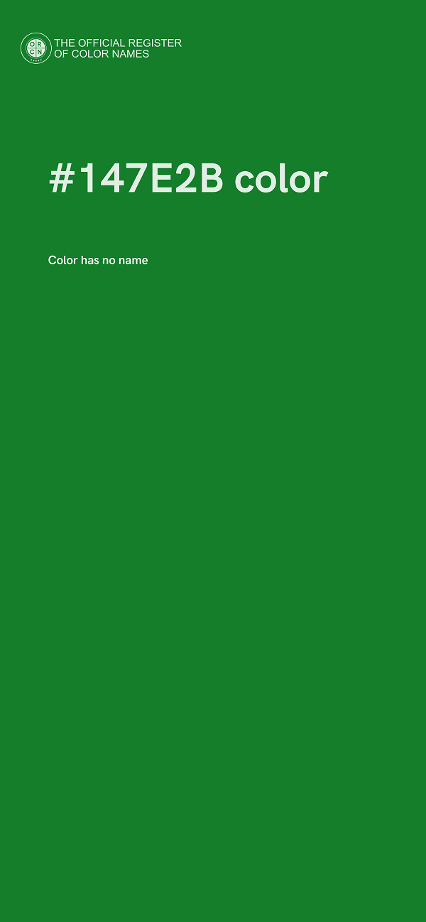 #147E2B color image