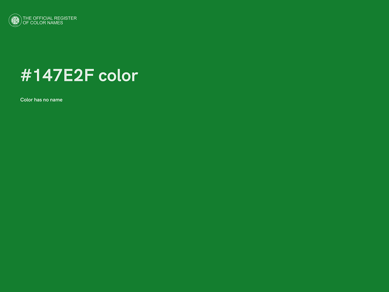 #147E2F color image