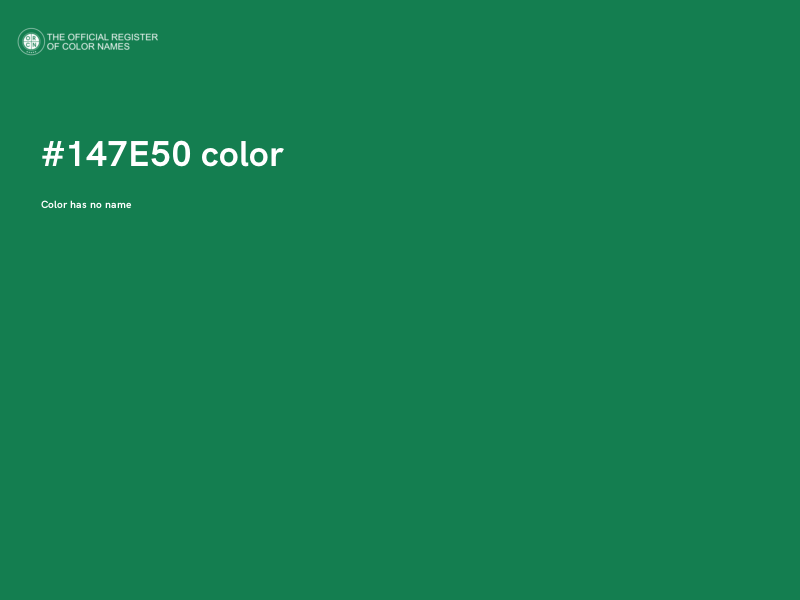 #147E50 color image