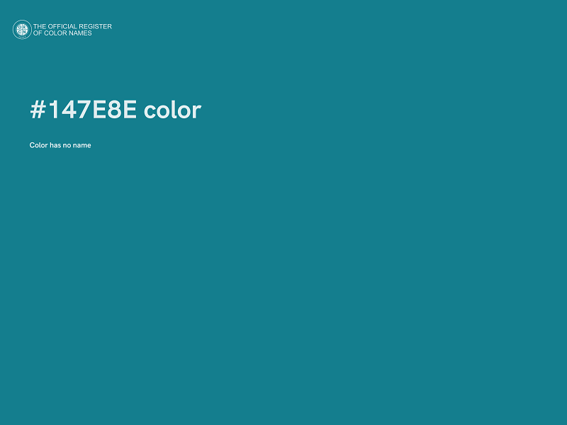 #147E8E color image