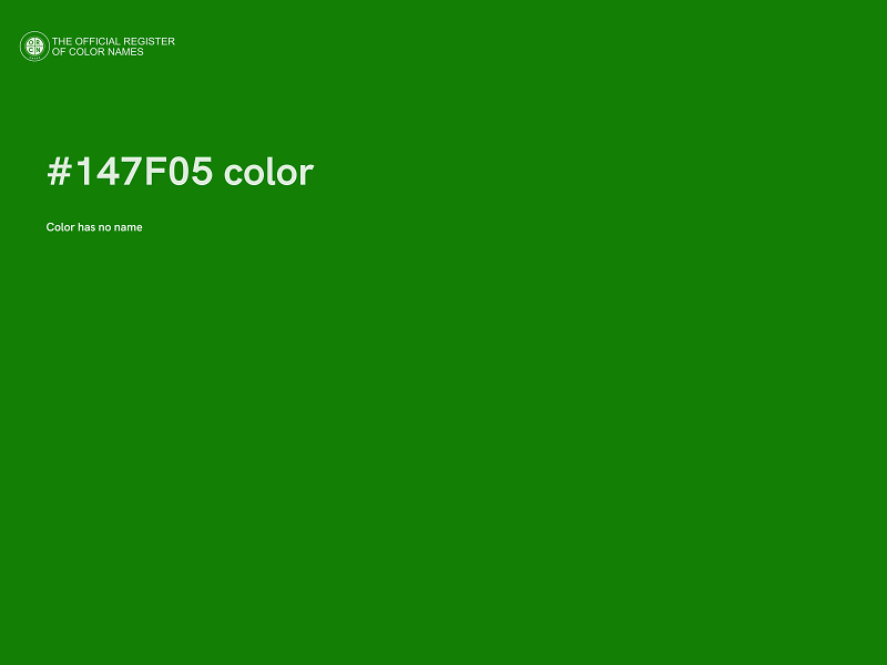 #147F05 color image