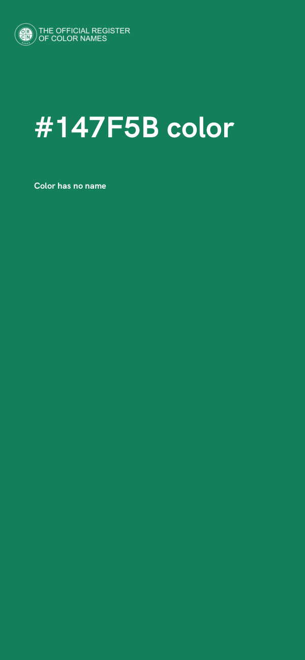 #147F5B color image