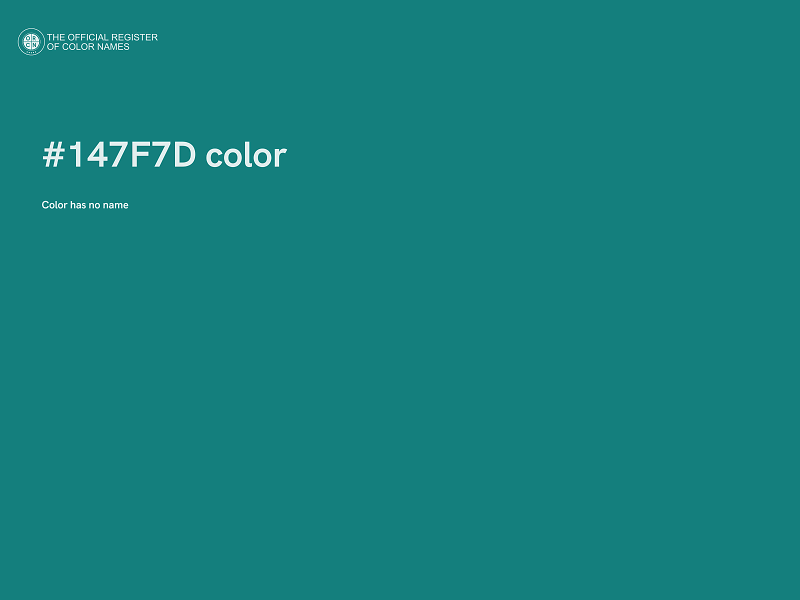 #147F7D color image