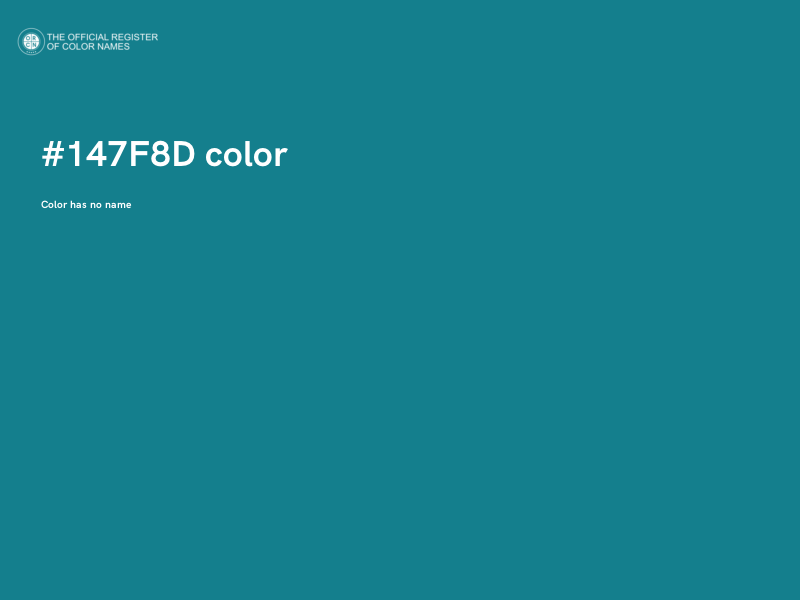 #147F8D color image