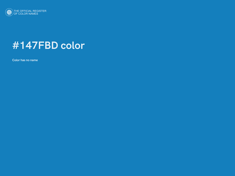 #147FBD color image