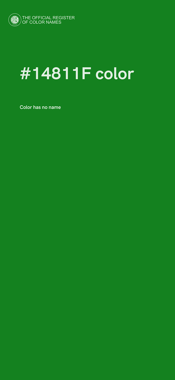 #14811F color image