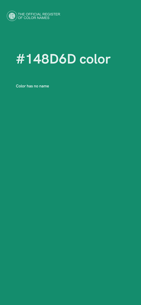 #148D6D color image