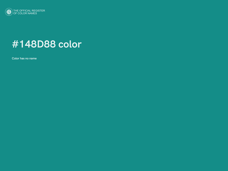 #148D88 color image