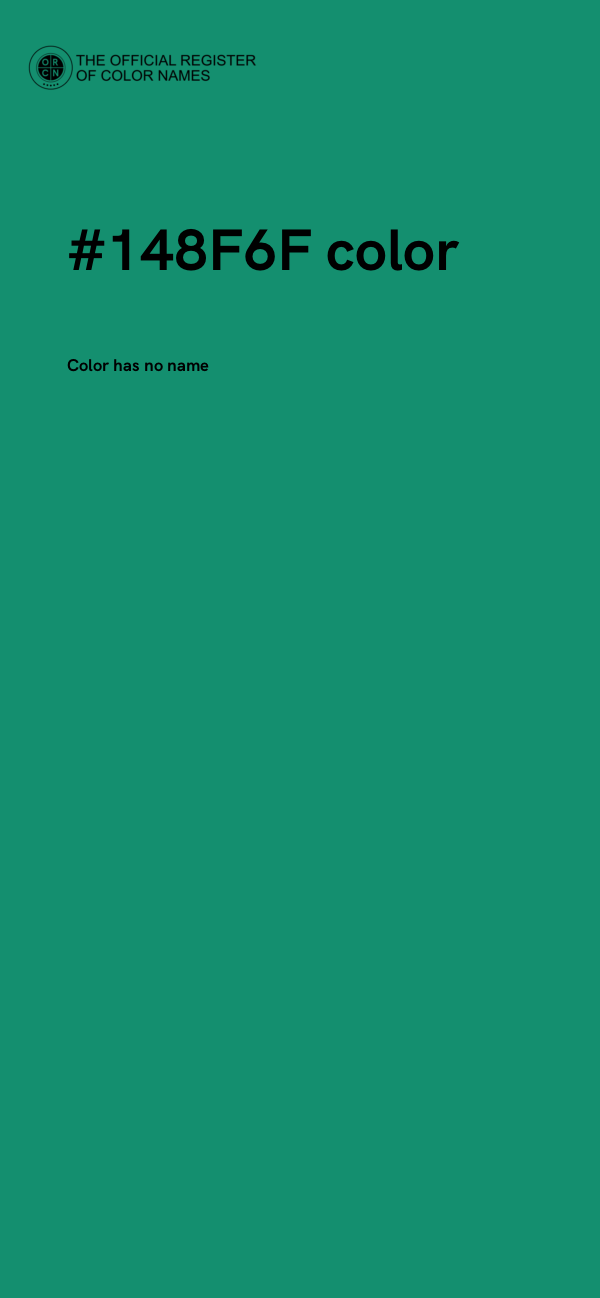 #148F6F color image
