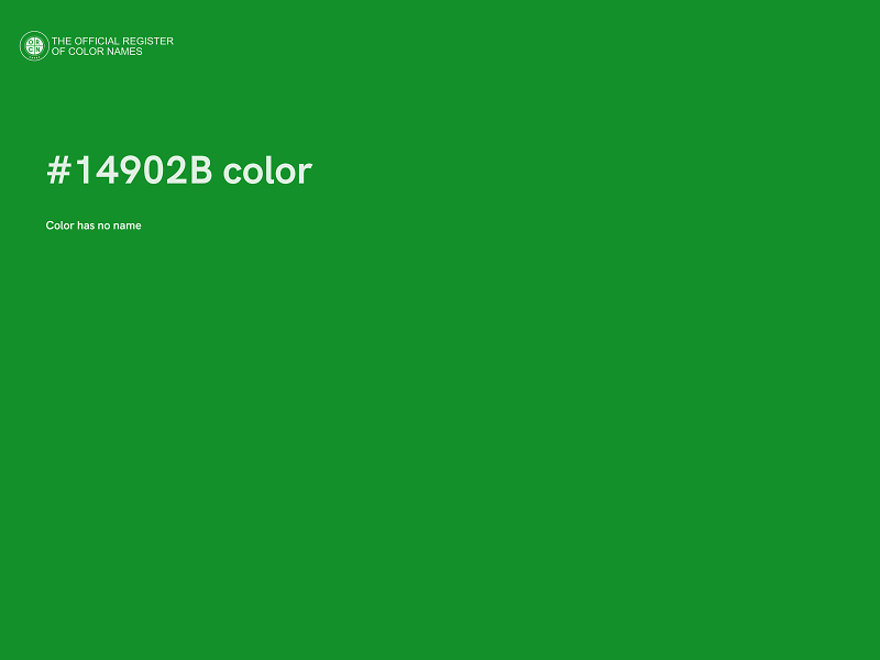 #14902B color image