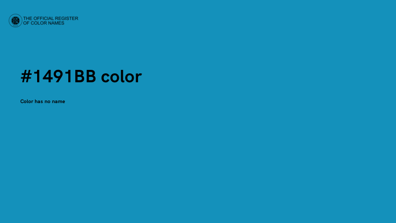 #1491BB color image