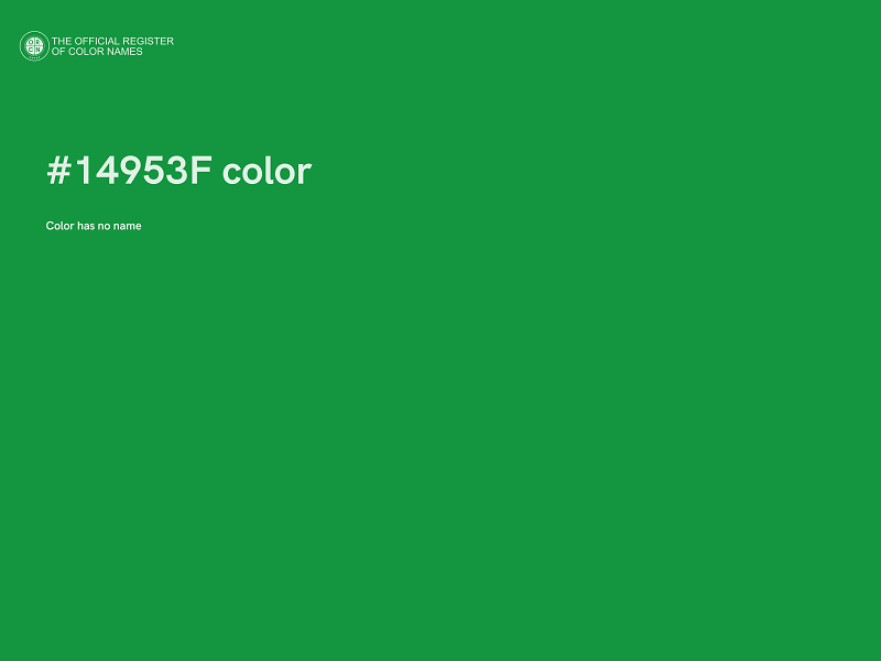 #14953F color image