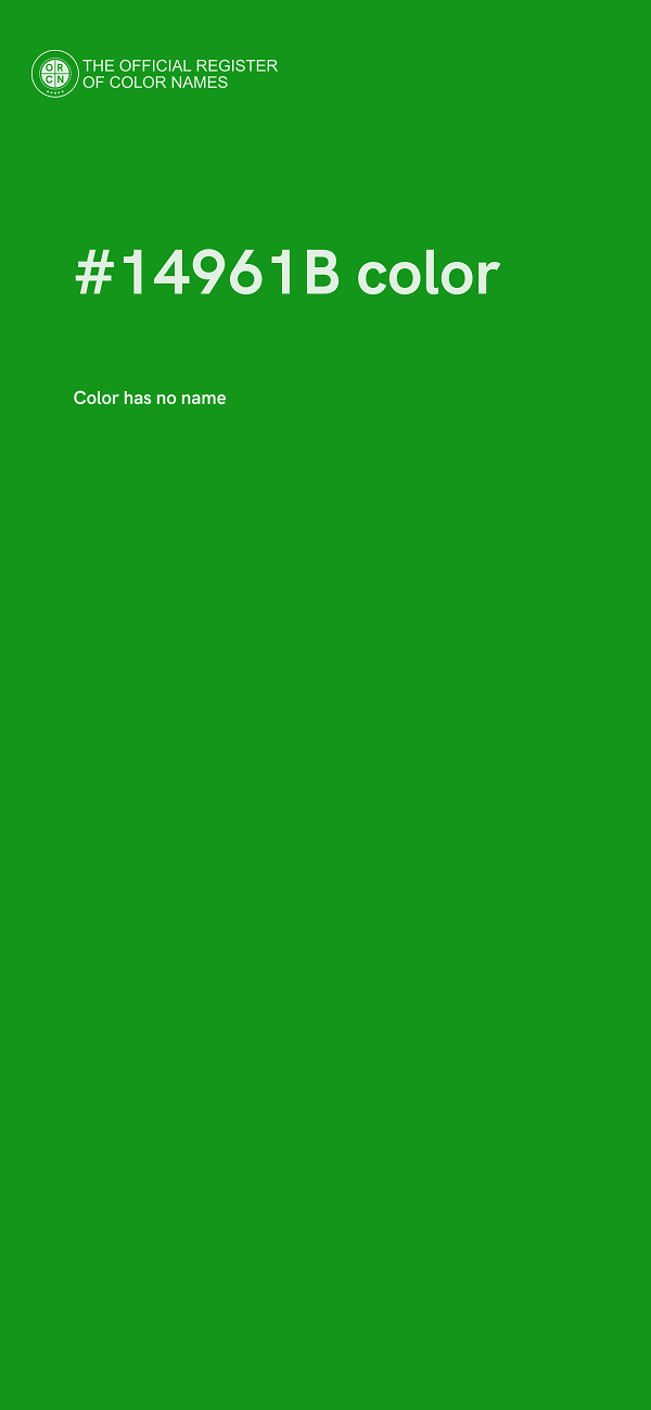 #14961B color image