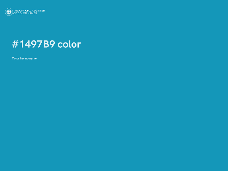 #1497B9 color image