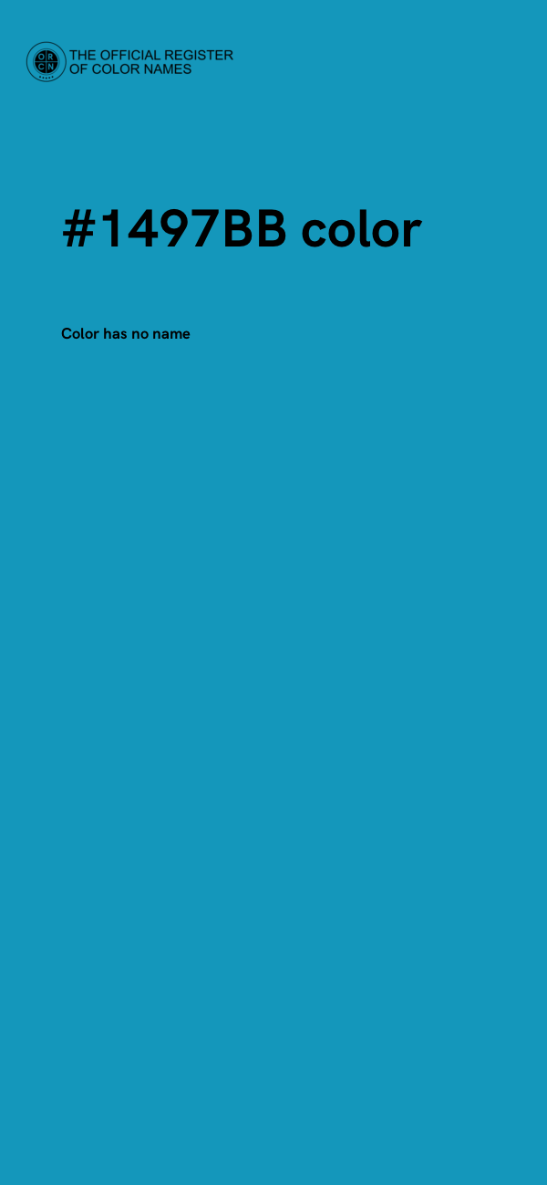 #1497BB color image