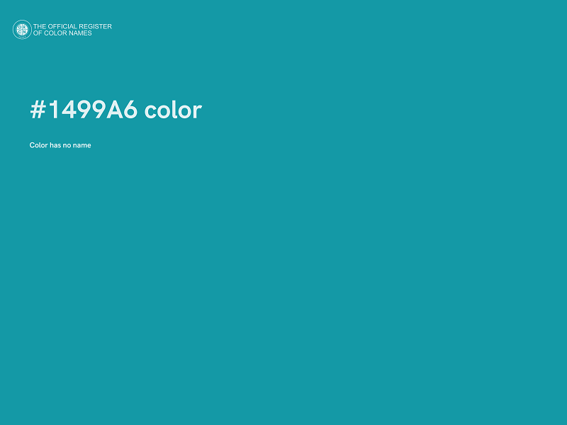 #1499A6 color image