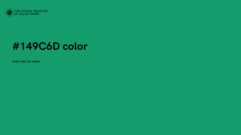 #149C6D color image