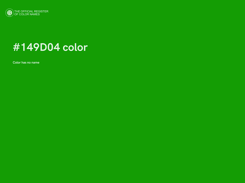 #149D04 color image