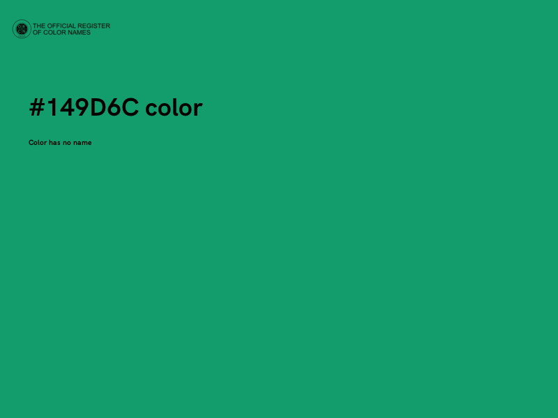#149D6C color image