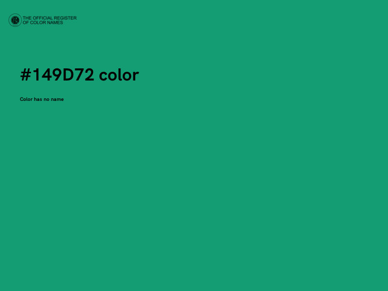 #149D72 color image