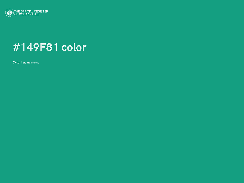 #149F81 color image