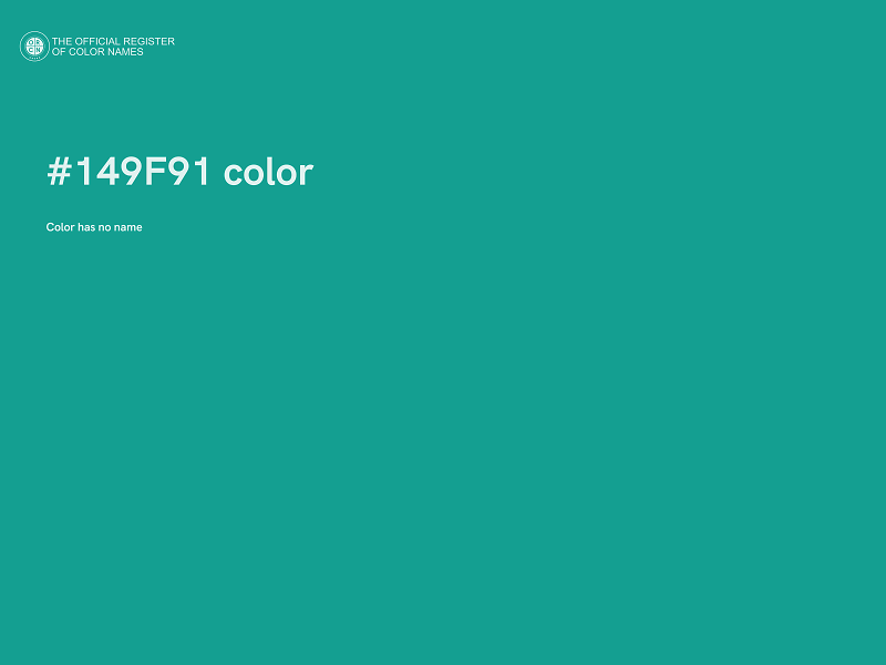 #149F91 color image