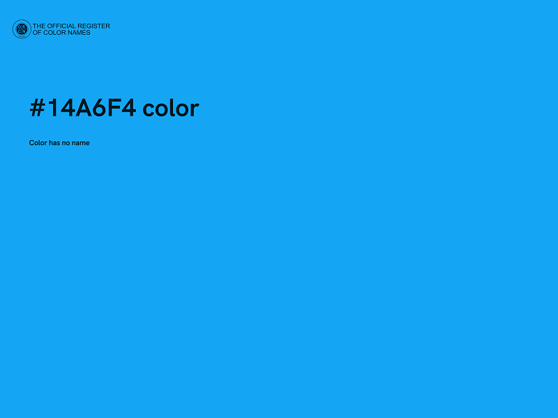 #14A6F4 color image