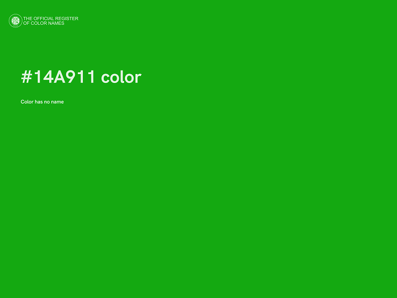 #14A911 color image