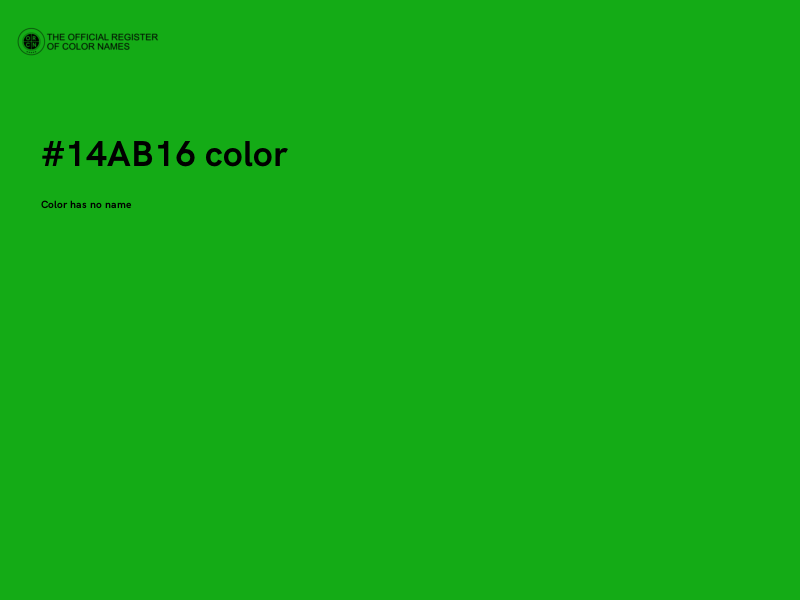 #14AB16 color image