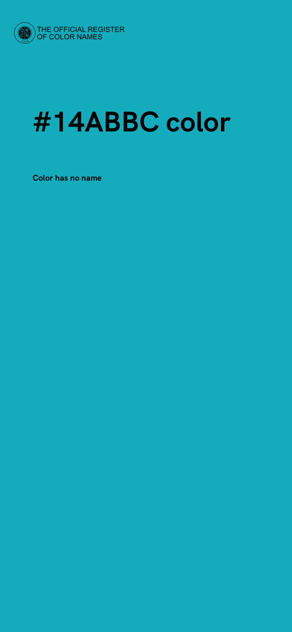 #14ABBC color image