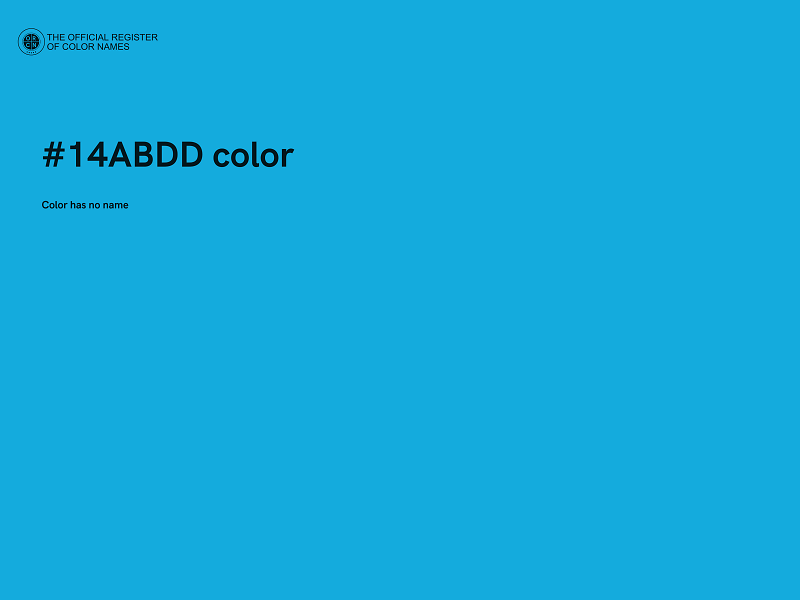 #14ABDD color image