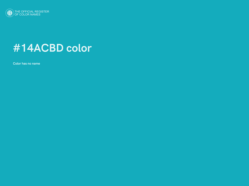 #14ACBD color image