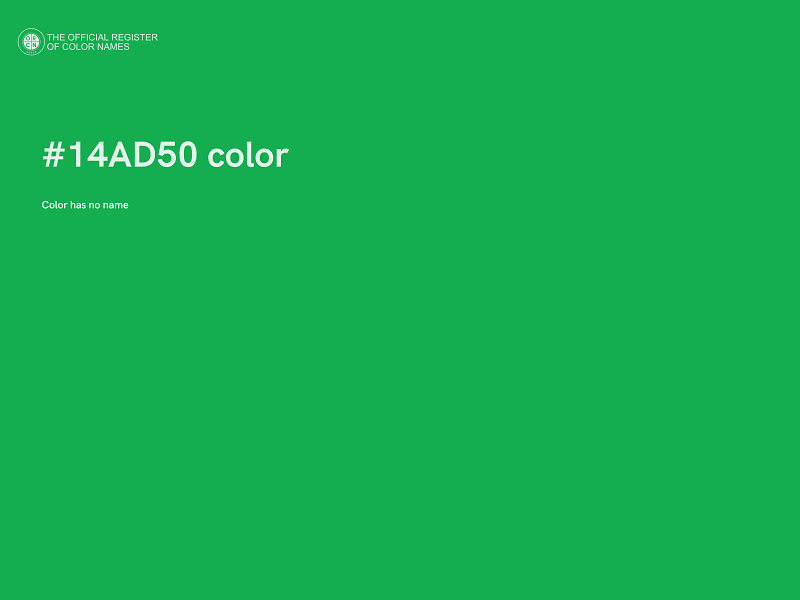 #14AD50 color image
