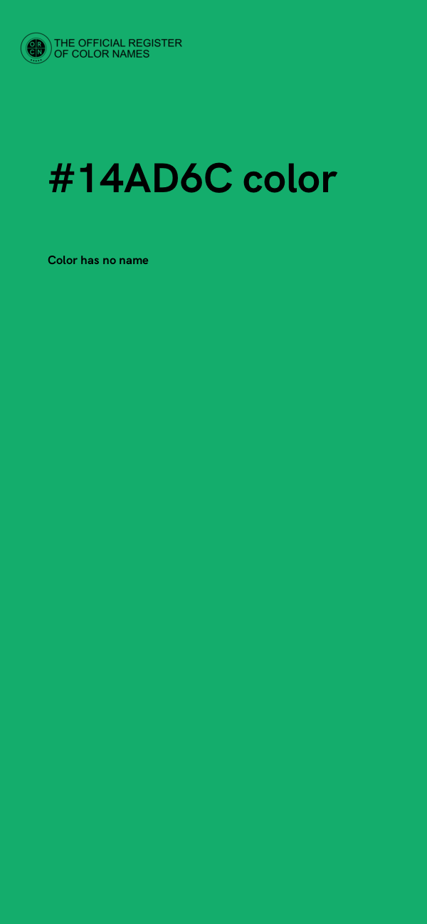#14AD6C color image