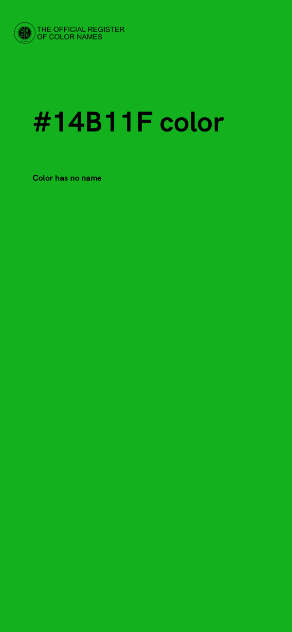 #14B11F color image