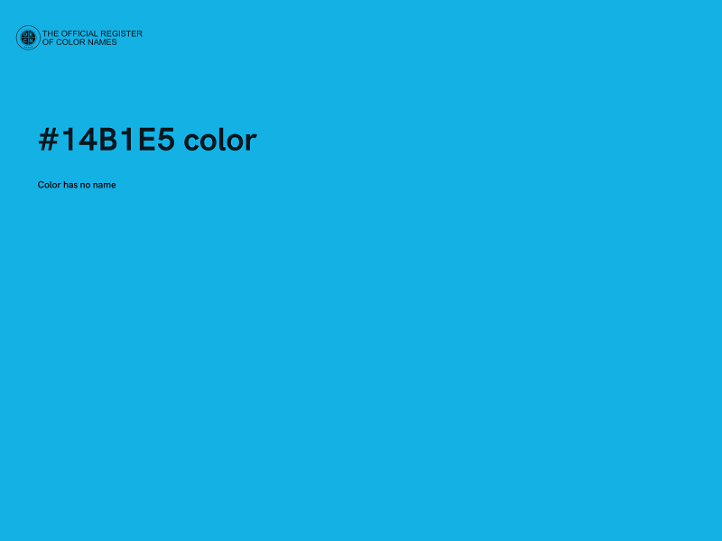 #14B1E5 color image