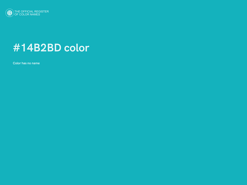 #14B2BD color image