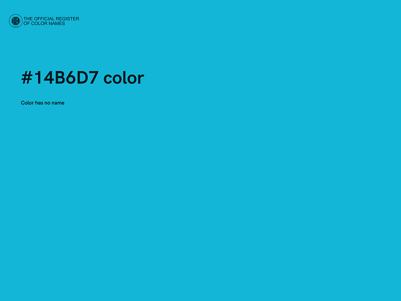 #14B6D7 color image