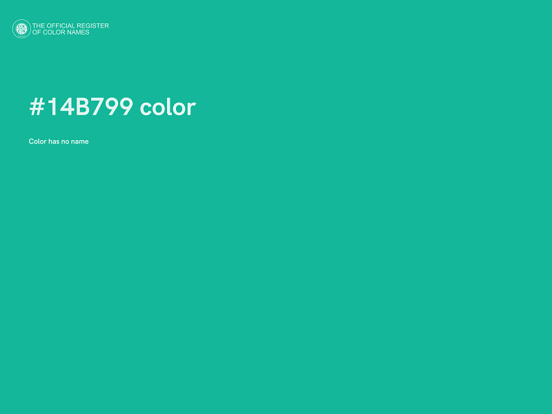 #14B799 color image