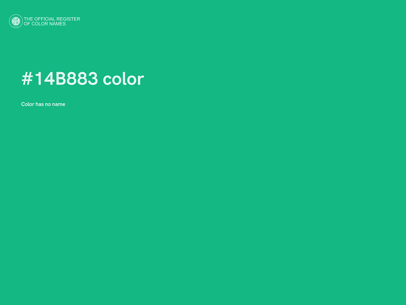 #14B883 color image