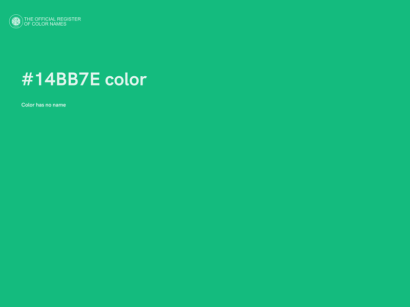 #14BB7E color image