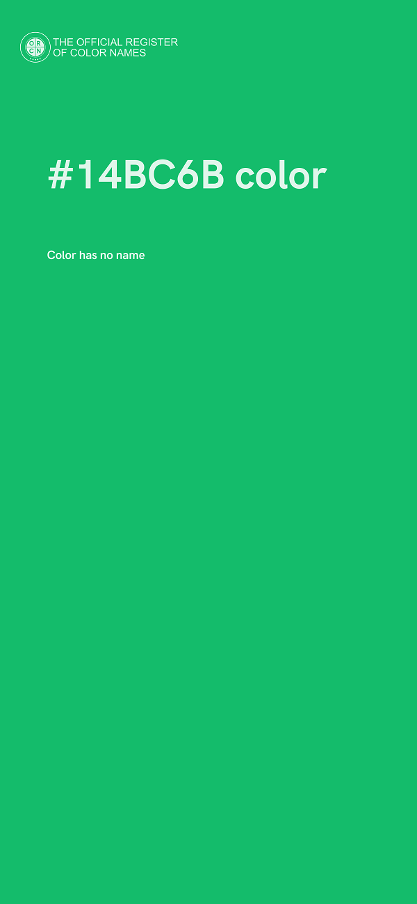#14BC6B color image