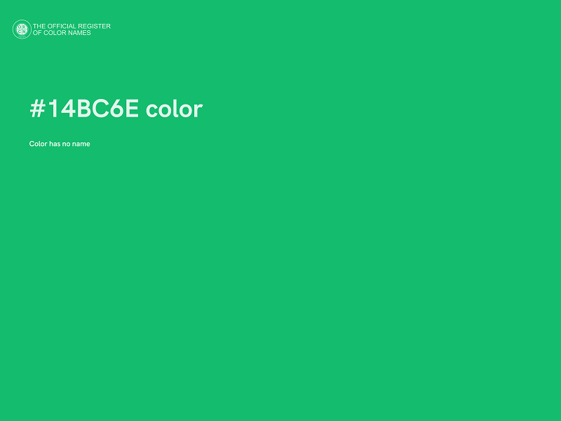 #14BC6E color image