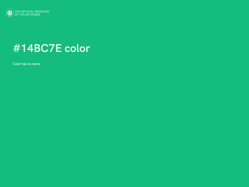 #14BC7E color image