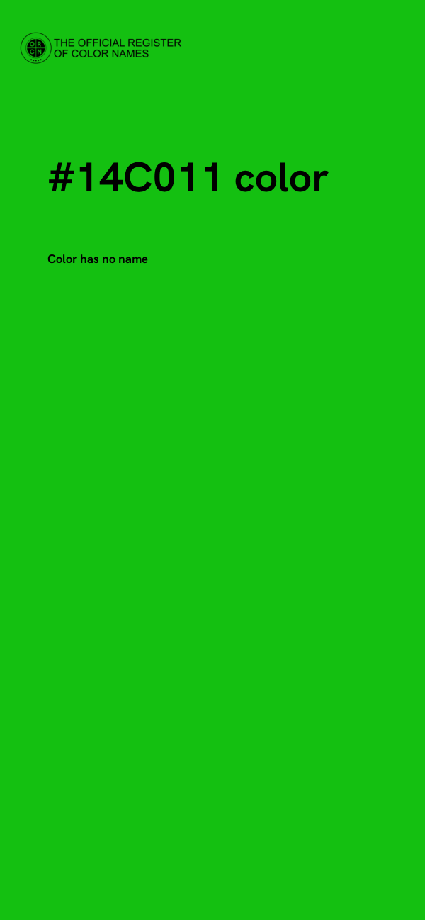 #14C011 color image